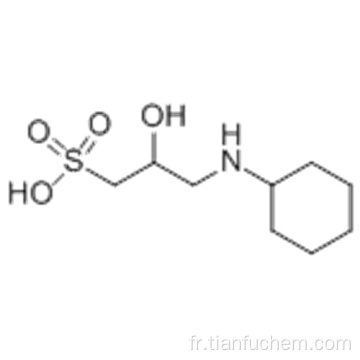 Acide 1-propanesulfonique, 3- (cyclohexylamino) -2-hydroxy- CAS 73463-39-5